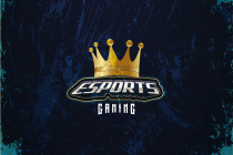 Esport Skull and Gold Crown Game Logo for Team Screenshot 2