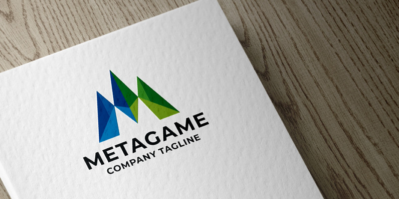 Meta Game Letter M Logo