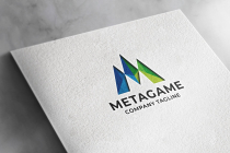 Meta Game Letter M Logo Screenshot 1