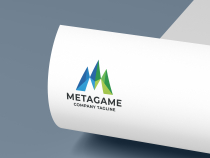 Meta Game Letter M Logo Screenshot 2