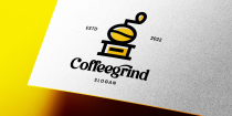 Unique Coffee Grinder Logo Design Screenshot 1