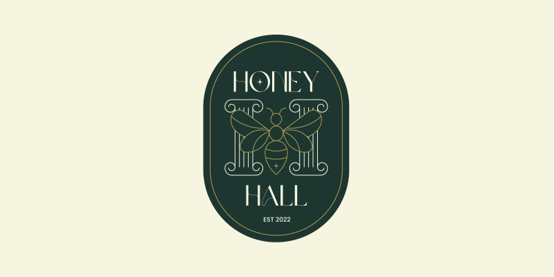 Honey Hall Logo Design