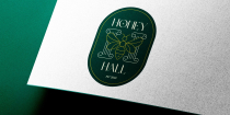 Honey Hall Logo Design Screenshot 2