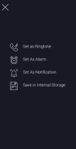 Pro Ringtones - Android Source Code Screenshot 2