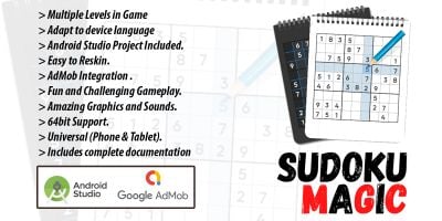 Sudoku Magic - Android Studio Template