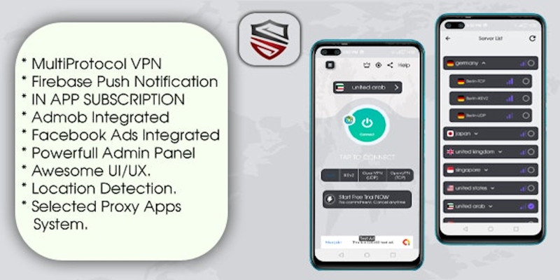 One VPN - With Admin Panel - Android
