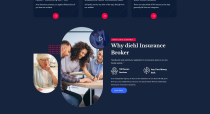 Insurance Brokers Template - UI Adobe XD Screenshot 3