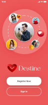 Destine Dating App - Adobe XD Mobile UI Kit  Screenshot 11