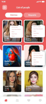 Destine Dating App - Adobe XD Mobile UI Kit  Screenshot 45