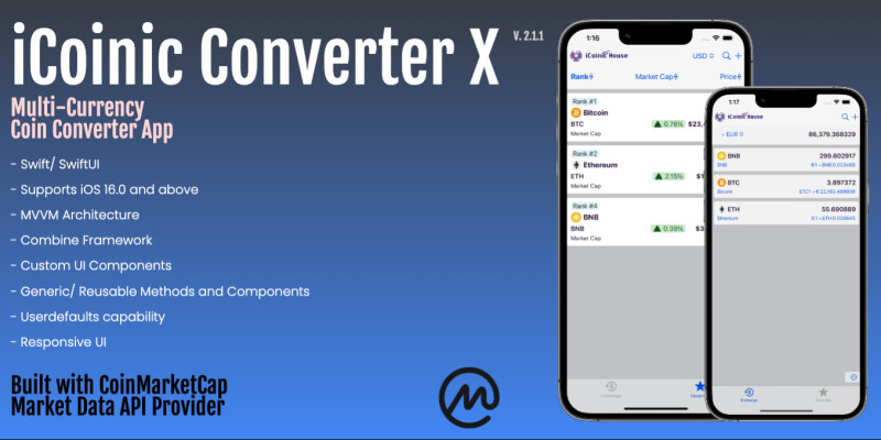 iOS Coin Converter Template App
