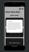 Never Have I Ever - Android Game Source Code Screenshot 2
