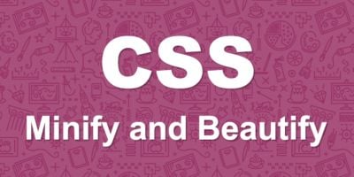 Minify CSS - Compress CSS