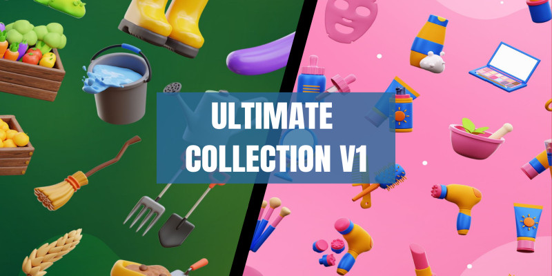 Mega Collection 3D icon packs V1