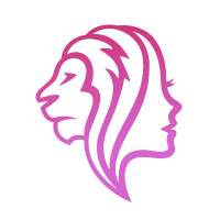 Lion King Women Power Logo Design