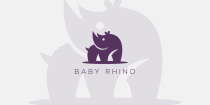 Rhino Baby Logo Template  Screenshot 1