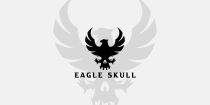 Skull Eagle Logo Template  Screenshot 1