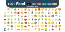 Food Color Vector Icon Screenshot 1