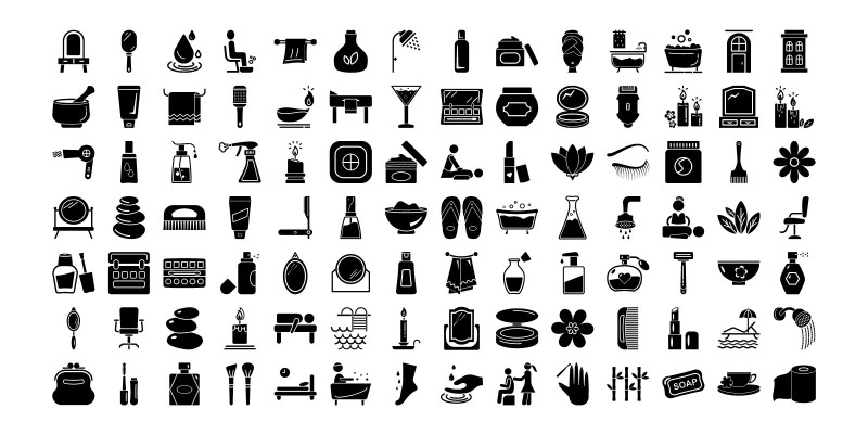 Beauty and Spa Vector Icons