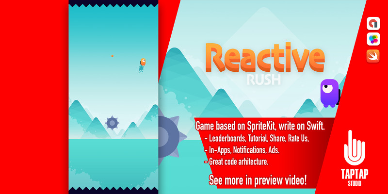 Reactive Rush iOS Game