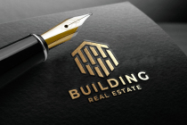Modern Building Real Estate Logo Screenshot 1
