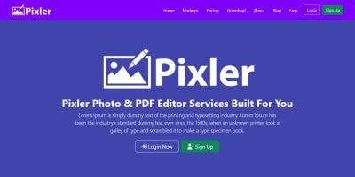 Pixler - Photo And PDF Editor Script