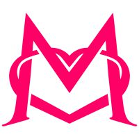 Elegant M Heart Logo