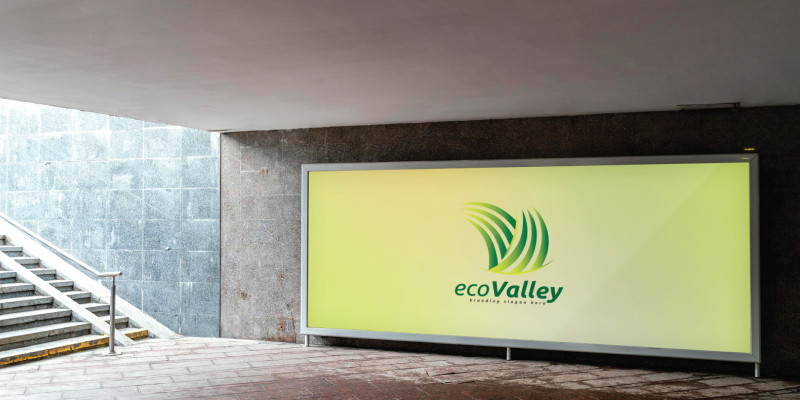 Eco Valley - Agro Garden V Pattern Logo