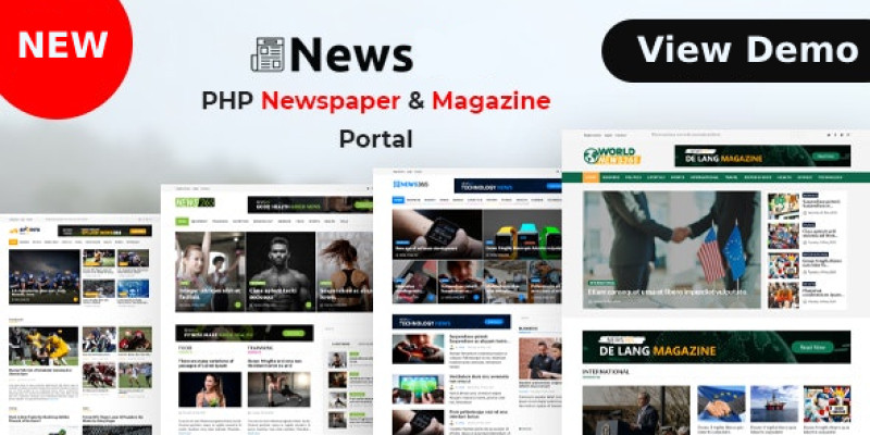 MyBlog - Newspaper And Blog PHP Script