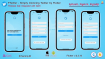 FTwitter - Clone Simply Twitter Flutter App Screenshot 1