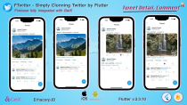 FTwitter - Clone Simply Twitter Flutter App Screenshot 5