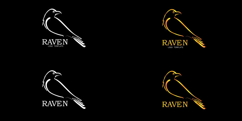 Gold Raven logo