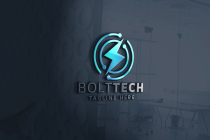 Bolt Tech Pro Logo Template Screenshot 1