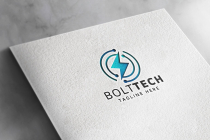 Bolt Tech Pro Logo Template Screenshot 2