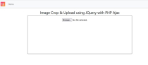 Image Crop and Upload using JQuery with PHP Ajax Screenshot 1
