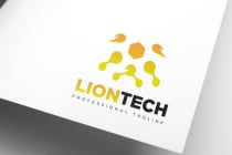 Lion Power Technology Logo Design Screenshot 1