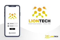 Lion Power Technology Logo Design Screenshot 4