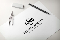 Digital Agency Pro Logo Template Screenshot 2