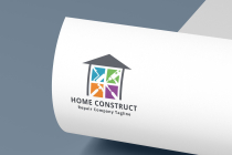 Home Construct Pro Logo Template Screenshot 1