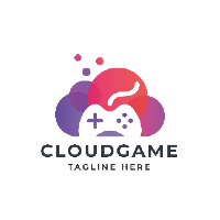 Cloud Game Pro Logo Template