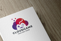 Cloud Game Pro Logo Template Screenshot 2