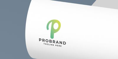 Pro Brand Letter P Logo Template