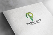 Pro Brand Letter P Logo Template Screenshot 2