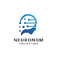 Human Neurons Intelligence Logo Template