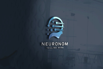 Human Neurons Intelligence Logo Template Screenshot 1