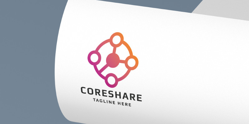 Core Share System Logo Template