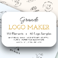 Grande Logo Maker 150 Elements - 60 Logo Templates