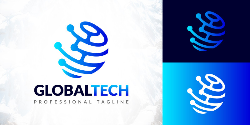 Digital Global Technology Logo Design