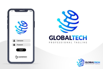 Digital Global Technology Logo Design Screenshot 4