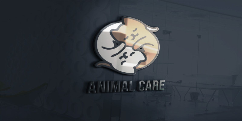 Animal Care Logo Template For Animal Care Center