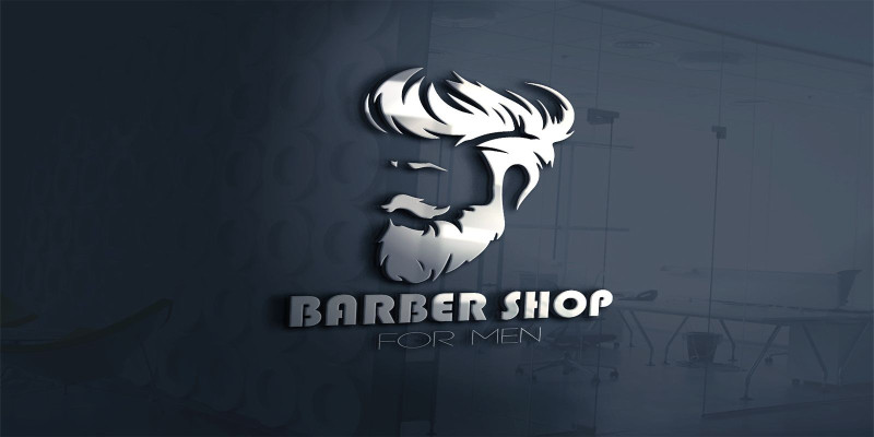 Barber Shop For Men Logo Template For Barbers Shop